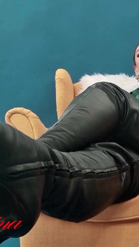 Custom Clip Over the Knee Leather Boots