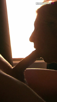 Horny Blowjob at Sunset