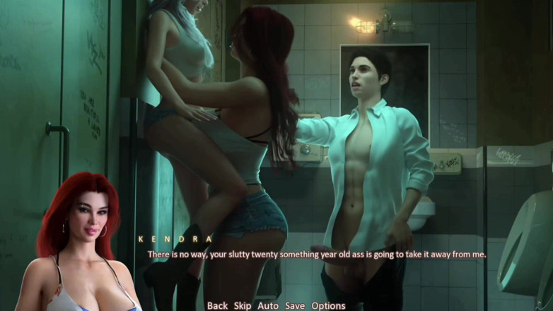 Sex anime taboo: Sex în trei în baie
