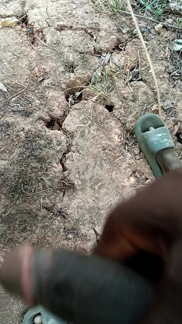 Kpekus arena: Băiat african care se masturbează în tufă