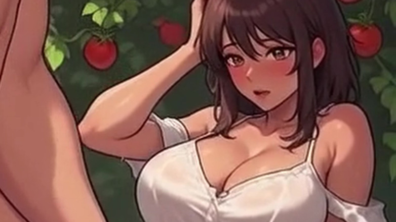 Aiwaifuloops: Waifu Garden Lady POV Full Vid - Panties Aside Penetration &amp; Bench...