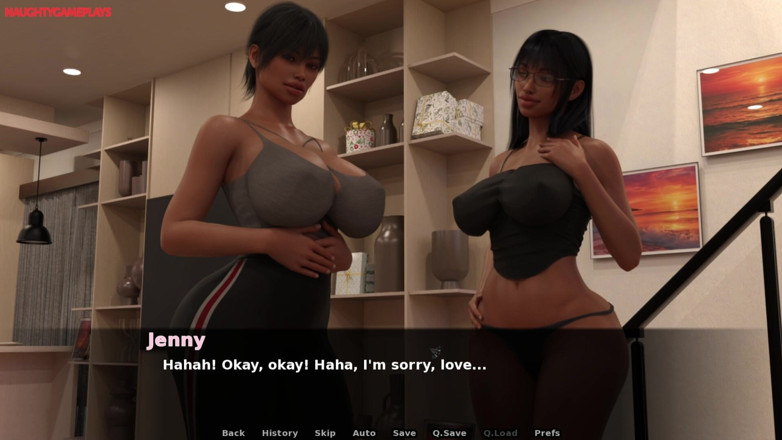 Naughty gameplays: Teman wanita saya mahukan seks bertiga! (curang bahagian 03) - oleh Sieglinnde