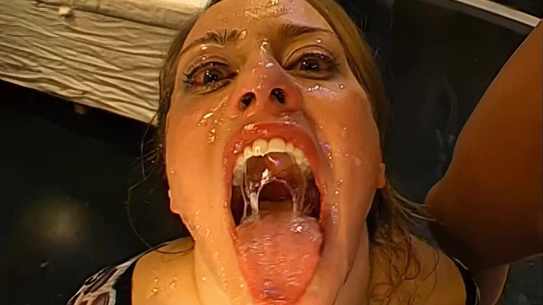 GGG John Thompson Classic Retro: Hot Blonde Gangbang Cumslut Demands Every Load