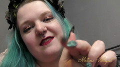 Mxtress Valleycat: Ensinando você a adorar meus dedos