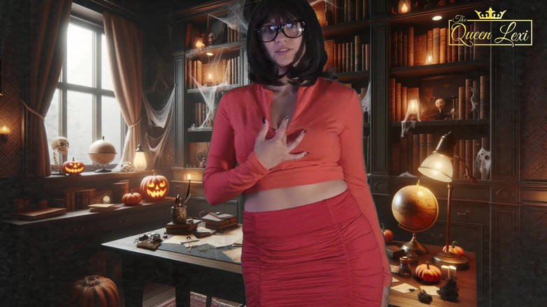 The Queen Lexi: Sudut pandangan pertama - Sph Halloween Velma: menghinakan cuckold kecil saya
