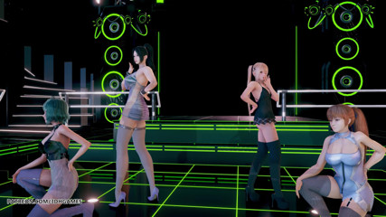 3D-Hentai Games: KiiIler леди Май Сирануи Марии Роуз Кацуми Tamaki Doa делает стриптиз