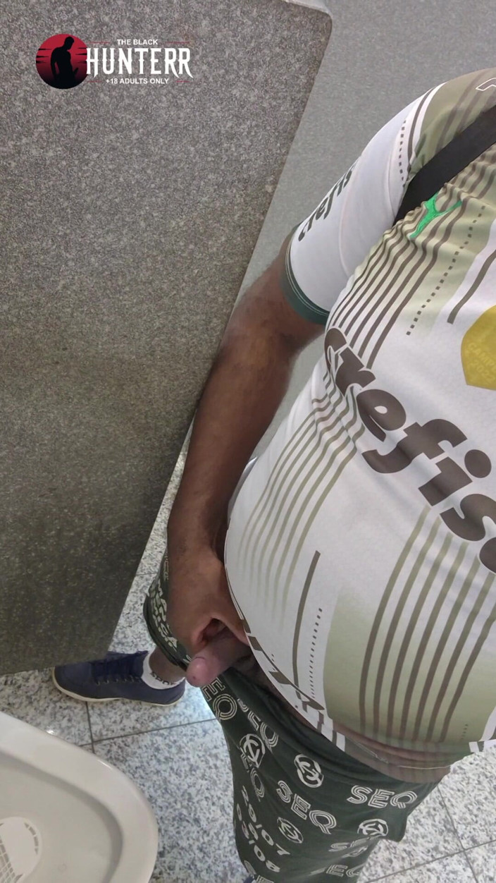 TheBlacKHunterr: After Training Masturbating in the Bathroom