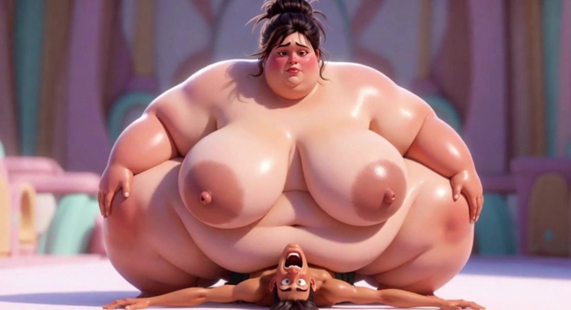 YOUR BEST FANTASY: 거대한 젖탱이로 남자를 분쇄하는 거대한 SSBBW