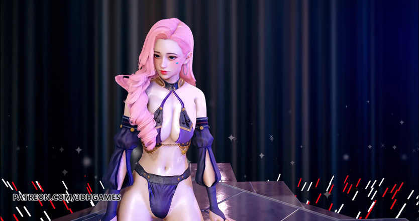 3D-Hentai Games: Wisin &amp; Yandel - Segui lo spogliarello sexy del leader Seraphine