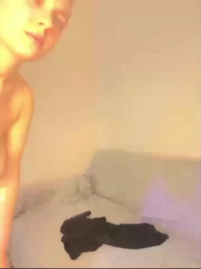 JuiceLussie: Sexy Oil Show and Blowjob Huge Dildo