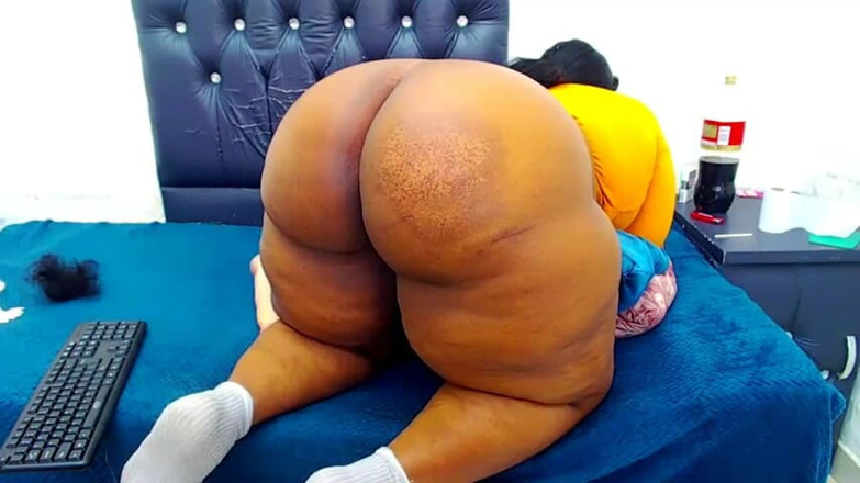 Big black clapping booties: Branle-moi monstrueux cul de BBW, épisode 1042