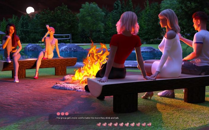 3D cartoon porn: Ajutând Hotties 36: Mărturisiri foc de tabără - Povești de viață sub...