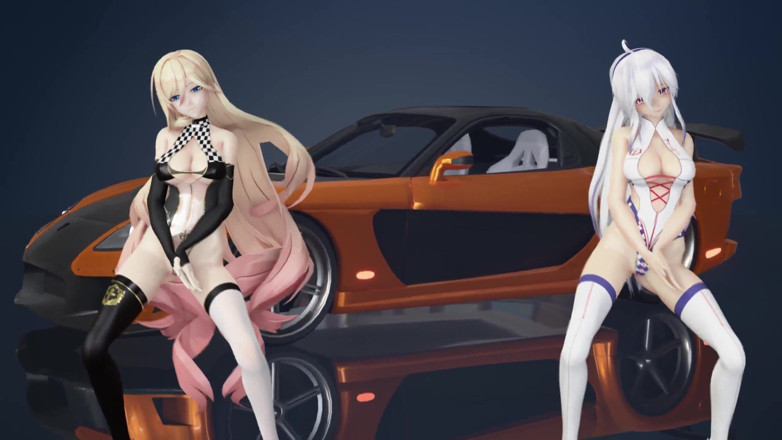 MikuMotion: Striptease a dueto con crema de chocolate; Medias negras; Medias...