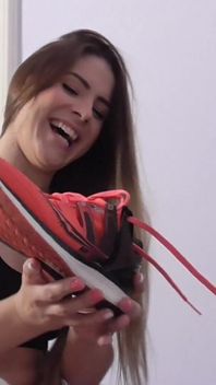 Princess Smiley Dominate with Sneakers and Socks