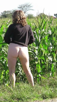 Patricia in Corn Field