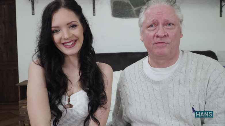 Hans The Horny Grandpa: Topmodel dapat pancutan muka yang besar! Kongkek luar biasa dengan...