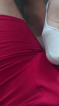 POV: Footjob, Ballbusting & Cum in Panties!
