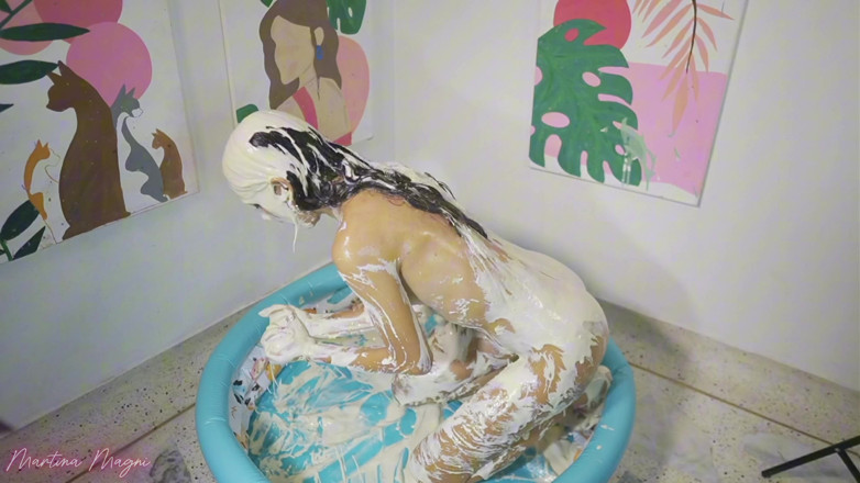 MartinaMagni: A Very Messy Masturbation Session