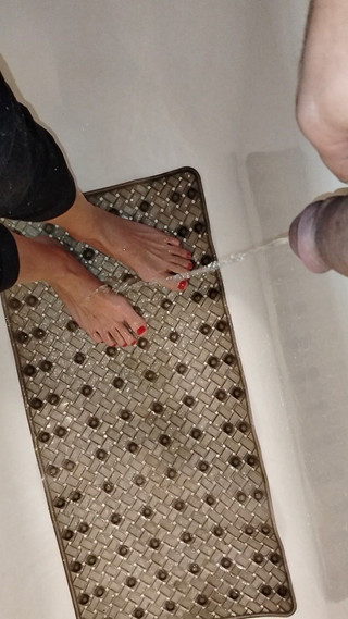 Thumbnail of Footjob in Front of Her Mate