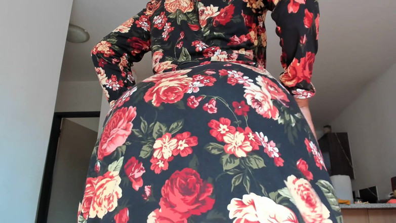 AnalEbony: Travieso caliente gran culo