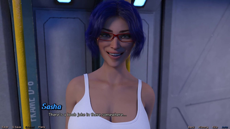 AVN Teller: Затруднились в космосе - планирование трахаю горячую милфу с синими волосами