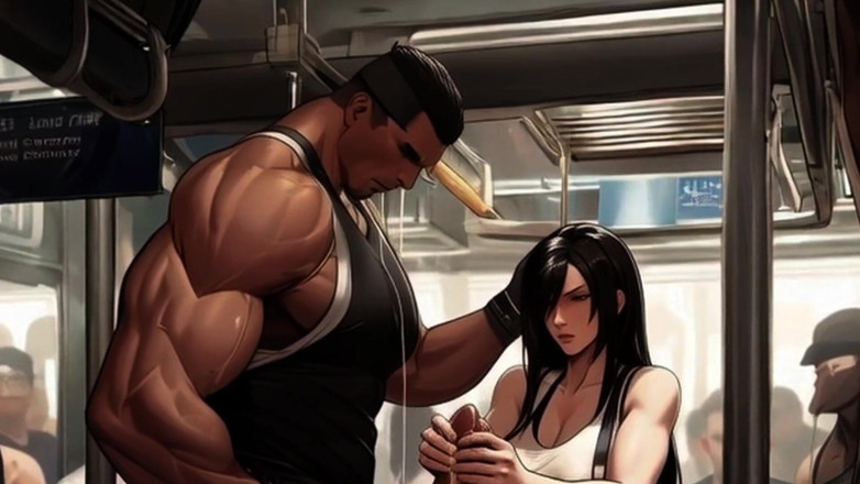 Spicy Toons: Tifa prende il treno 1