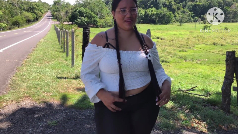 Lexly_16: Stranger Fucks Me for Money Outdoors
