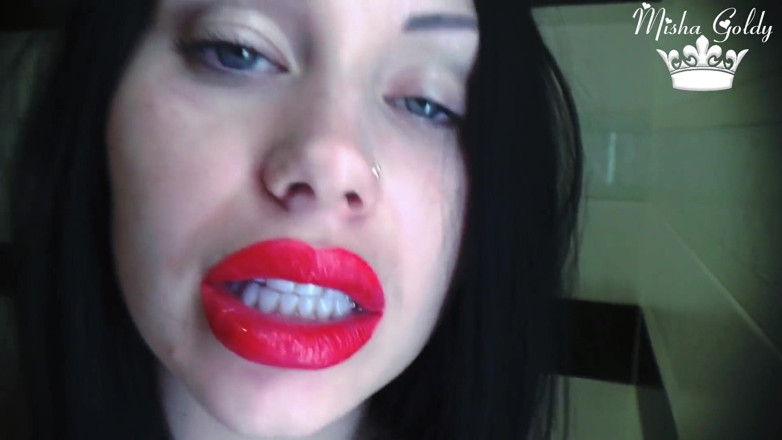Goddess Misha Goldy: Sarai per sempre una parte del mio bellissimo corpo! Mangiare...