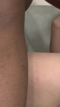 Felony Mixes gets black cock fucked in her mouth and ass