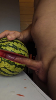 Meine Art, ein Veganer zu sein. Wassermelone ficken