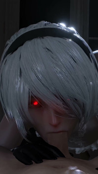 2b Nier Automata Handjob & Blowjob Service - Rule34 3D Animation