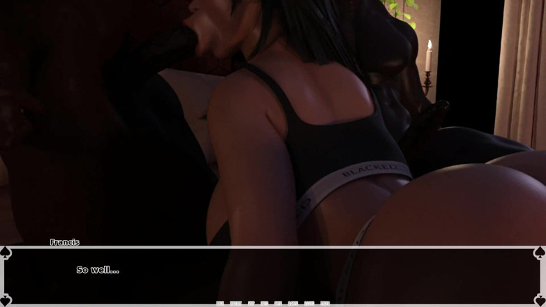 Dirty GamesXxX: Tifa's Dark Heaven Asian Cheats with Two Big Black Cocks...