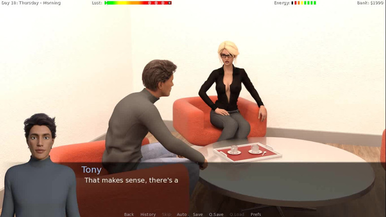 Dirty GamesXxX: Rakan sebilik Setiausaha Seksi Dengan Tetek Besar Palsu - Episod 16