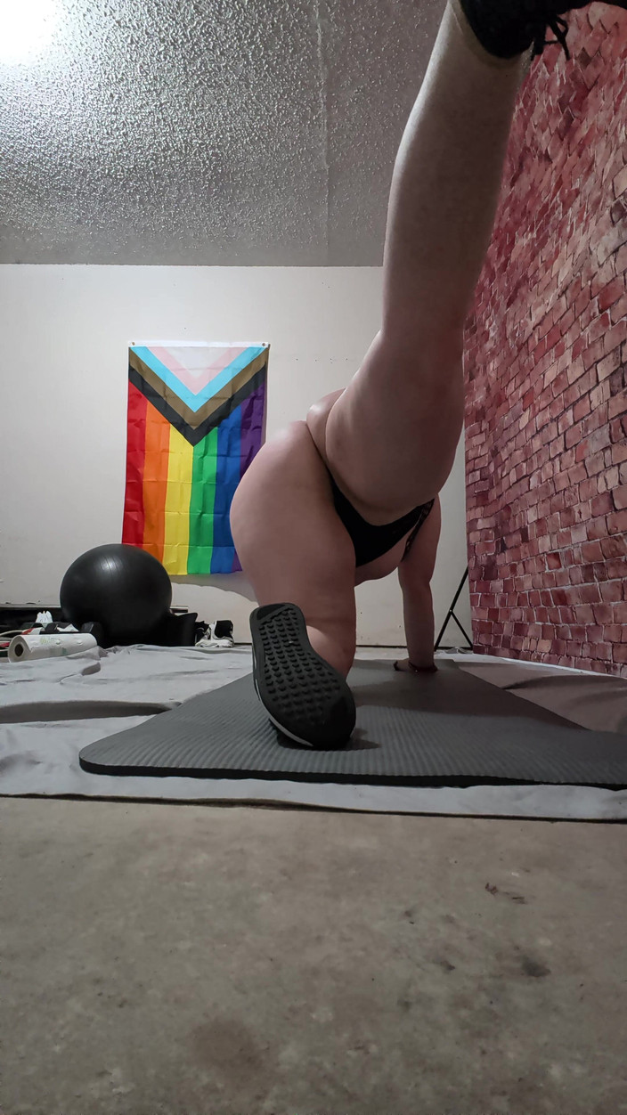 TheKinkyPwrLftr: 朝のトレーニング