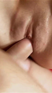Cute blonde teen with big tits is getting fucked by her bf
