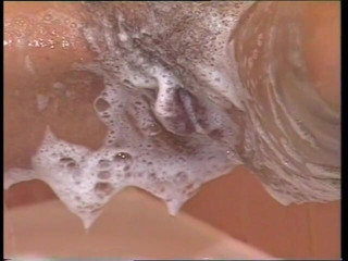 Horny Two really wet MILFs: Hairy MILF slut masturbates under shower