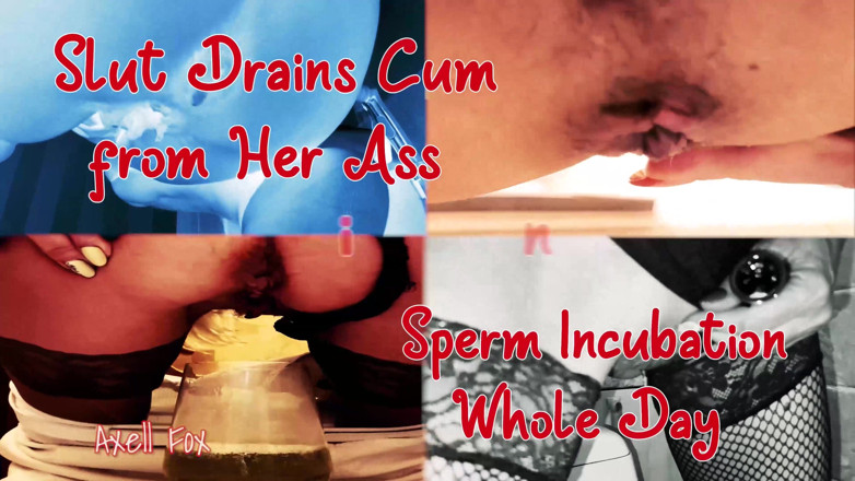 Axell Fox: Sperm Drain #2. Special Version. Blonde MILF Bitch Drains Cum Down...