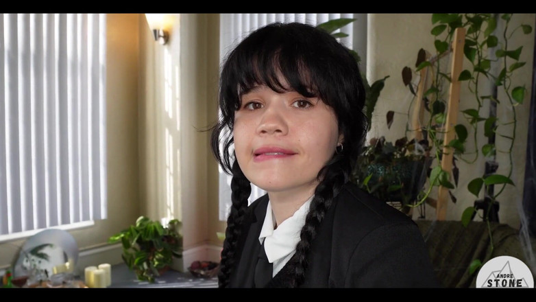 Andre Stone: Wednesday Addams Takes Huge Cock &amp; Load Ft. Yhivi