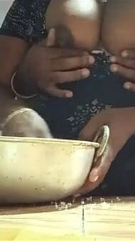 Desi Wife Fucking in Kitchen