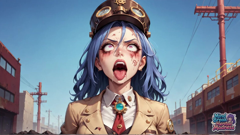 Mind Break Hentai Madness: Gasm Steam hurle dans la ville de Punk City, cœur...
