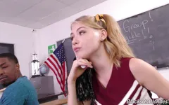 Hannah Hays interracial threesome with big black cocks