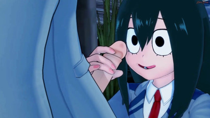 Hentai Smash: Deku se fute cu Tsuyu Asui, ejaculează în pizda ei strâmtă,...