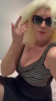 Black Thong, Black Stockings Legs Apart, High Quality Video of Me for You to Enjoy Me Enjoying Myself