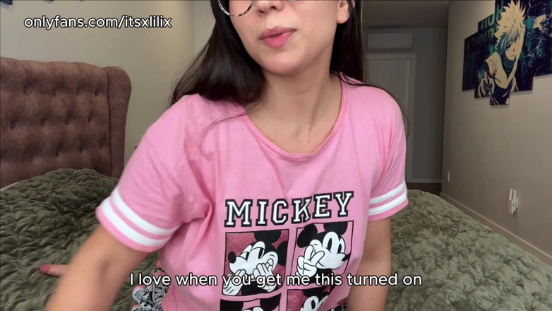 Itsxlilix: JOI CEI - Girlfriend, Stepsister or Teacher - Foot Fetish and Cum...