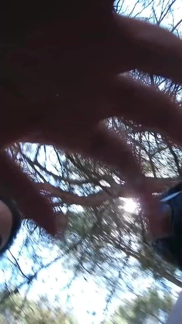 DragonGalaxy11: Horny hiker shows her tits for fun but also gets...