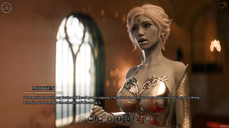 3D Cartoon Porn: Sedm říše 58 - Atlas, Idril a Mowen Najít Tajnou komoru a dopisy (sfw)