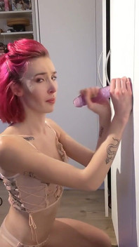 Being a Good Slut and Working on My Deepthroat Skills