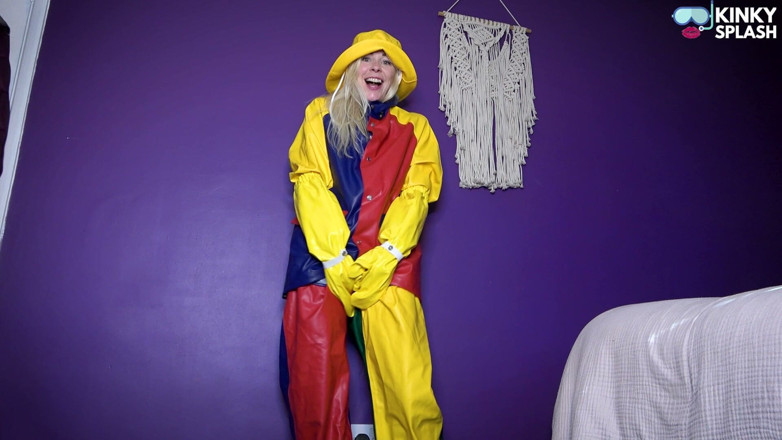UKCuteGirl Lucy Lauren: Stepmommy Dresses You in Rainwear &amp; Waders - Handcuffed Hands &amp; No Touching
