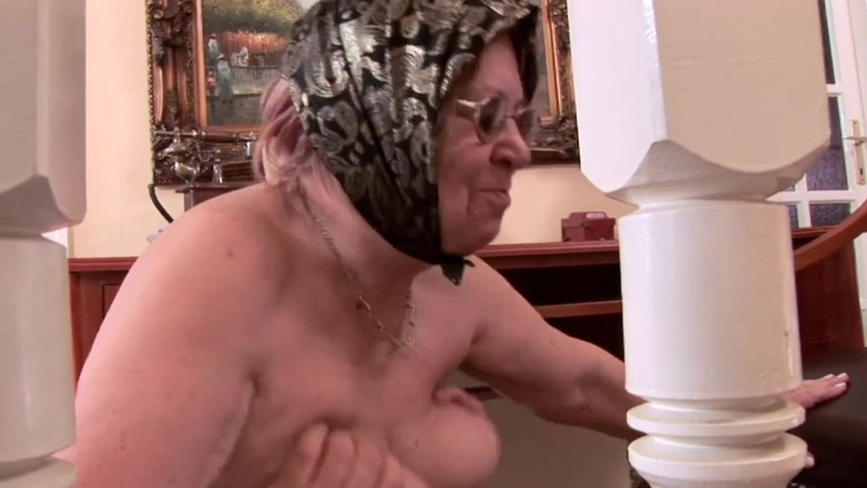 Mature Climax - 100% Mature Videos: Hairy bbw granny fucked on the staircase