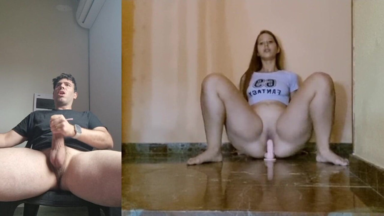 Latinascachondas: I Show My Friend How I'm Going to Ride Him...